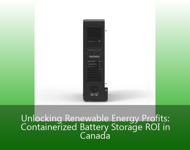 Unlocking Renewable Energy Profits: Containerized Battery Storage ROI in Canada
